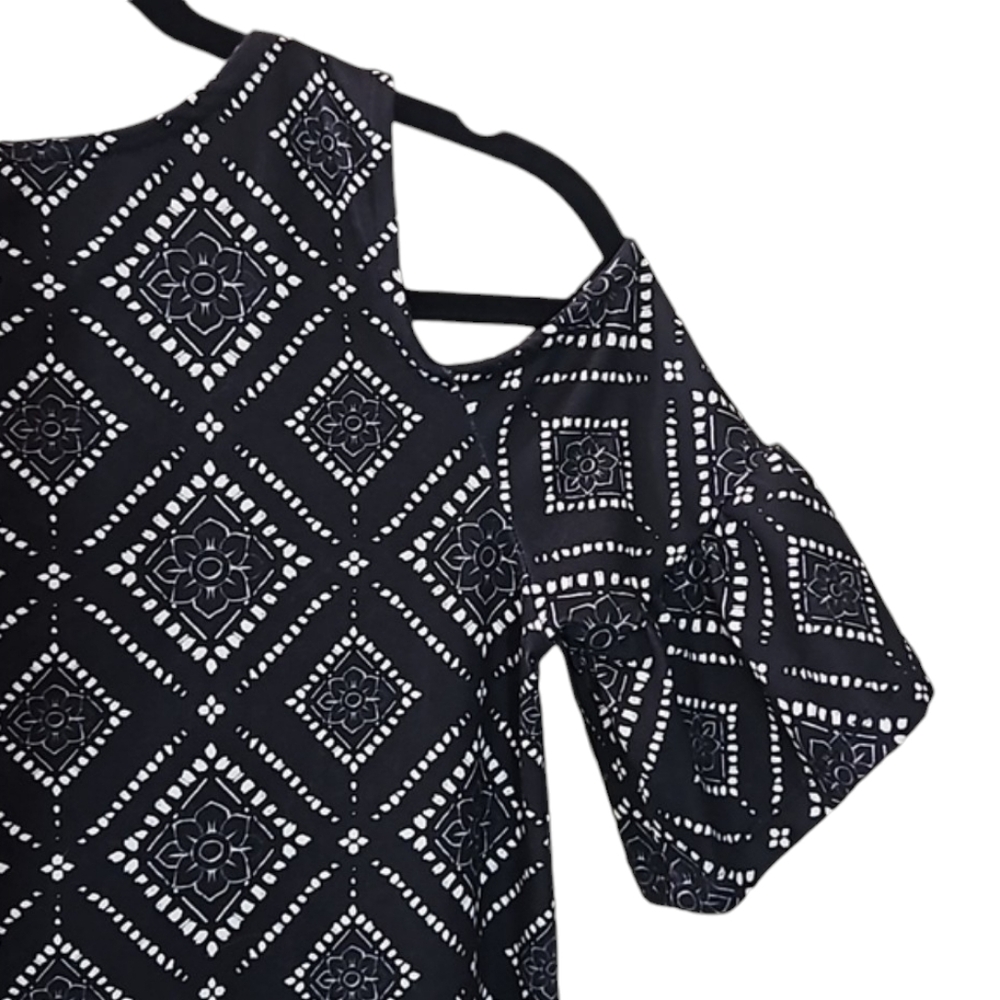 Mudd Girls Cold Shoulder Short Sleeve Sundress Size 14 - Picture 8 of 12